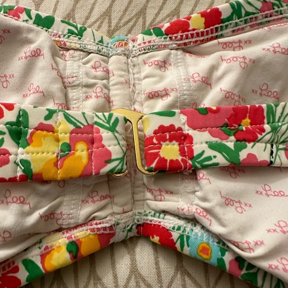 EUC Lilly Pulitzer Ants on Parade Bandeau Bikini, M - Picture 9 of 9